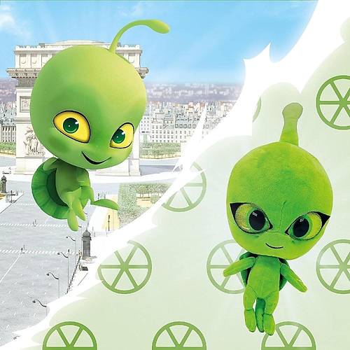 Miraculous Uur Bcei Kwami 24 Cm Pelu Wayzz