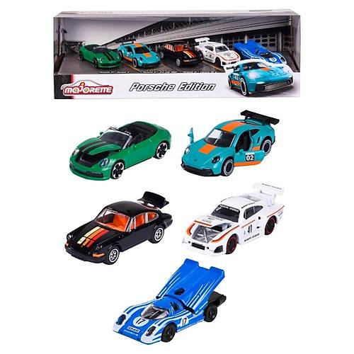 Majorette 5'li Giftpack Porsche Edition