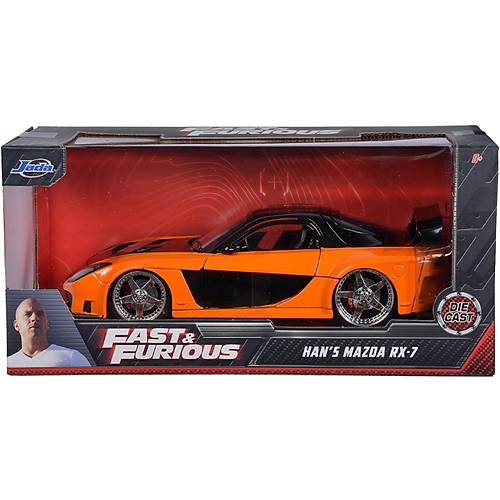 Jada 1:24 Hzl ve fkeli Arabalar Han's  Mazda RX-7