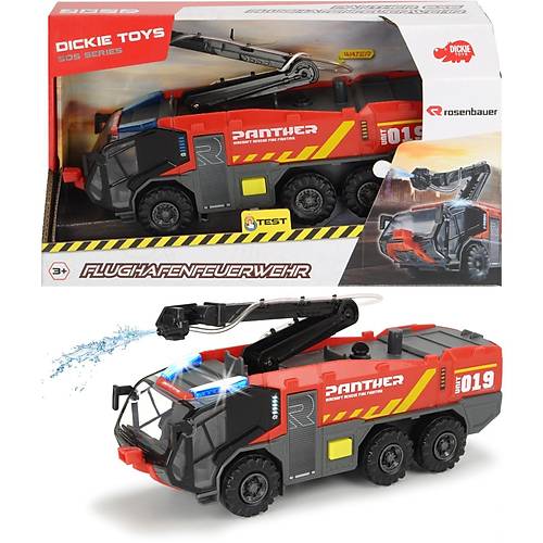 Dickie Toys Acil Durum Aralar Sesli ve Ikl Byk  Havaalan tfaiye Arac