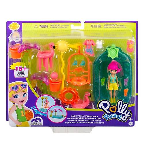 Polly Pocket Aktivite Gn Oyun Seti Plaj Basketbolu Paketi