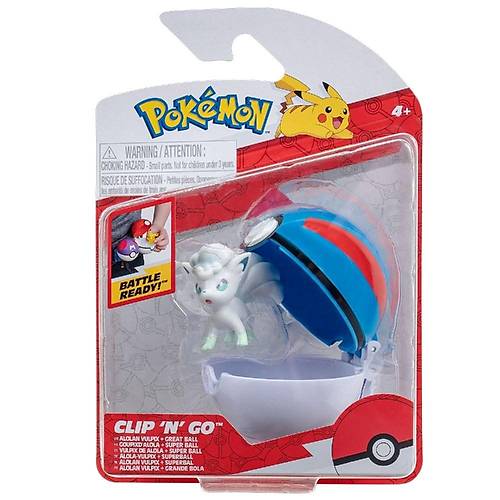 Pokemon Clip 'N' Go Alolan Vulpix & Great Ball