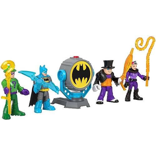 Imaginext DC Super Friends Bat-Tech Bat-Signal Figr Seti