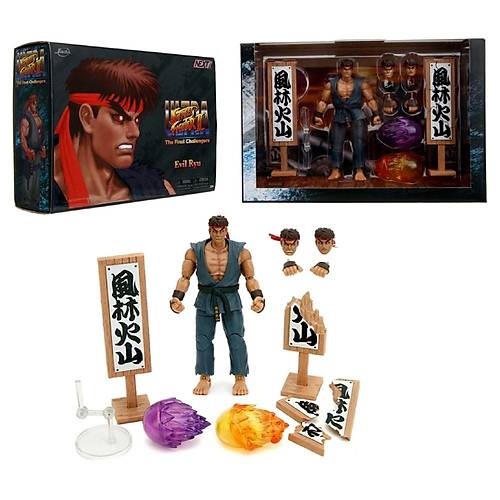 Jada Street Fighter II Deluxe Figr Evil Ryu