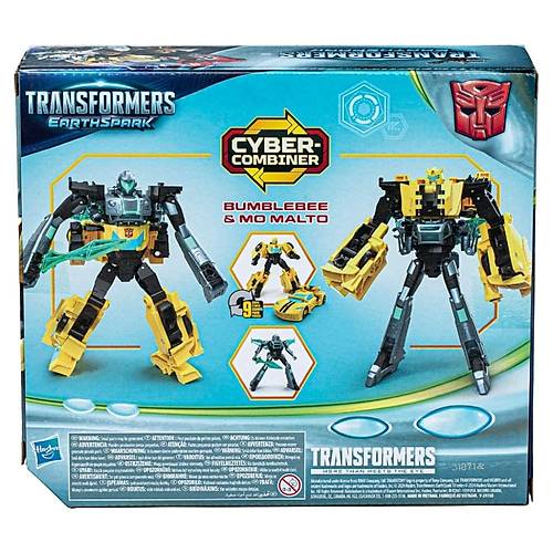 Transformers Earthspark Combiner Figr F8439 Bumblebee + Mo Malto | Birleen Aksiyon Figr Seti