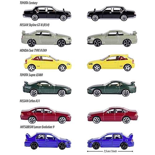 Majorette Japan Series Premium Cars Honda Civic TYPE R EK9