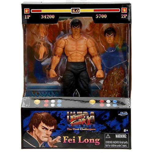 Jada Street Fighter II 15 Cm Figrler Fei-Long