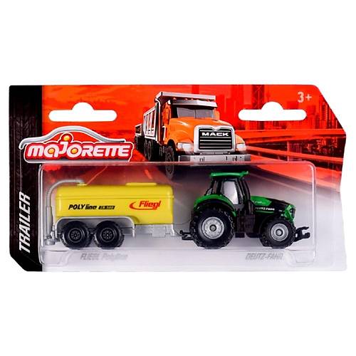 Majorette Trailer Deutz-Fahr 9340 + Fliegl Tank