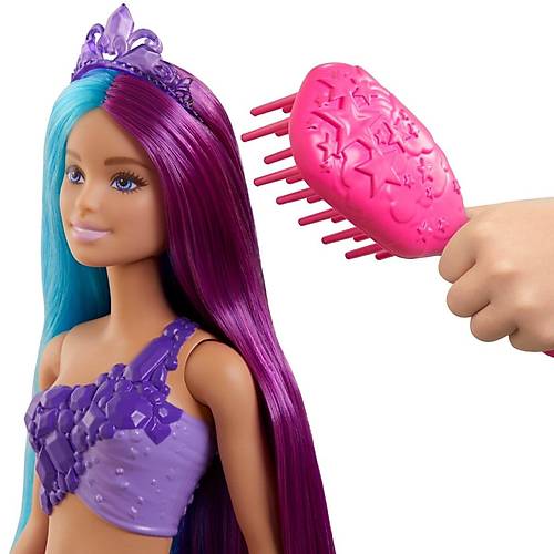 Barbie Dreamtopia Uzun Sal Bebekler Denizkz