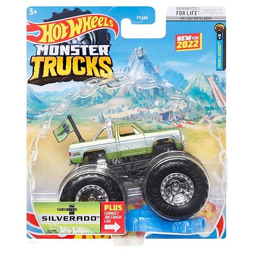 Hot Wheels Monster Trucks Arabalar 1:64 Silverado