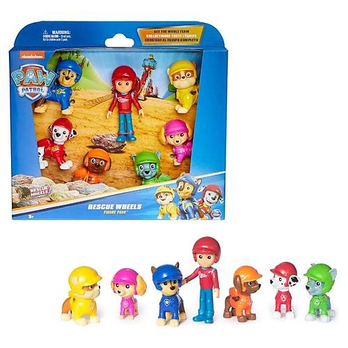 Paw Patrol Rescue Wheels 7?li Figr Seti