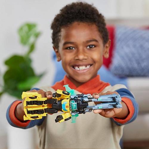 Transformers Earthspark Combiner Figr F8439 Bumblebee + Mo Malto | Birleen Aksiyon Figr Seti