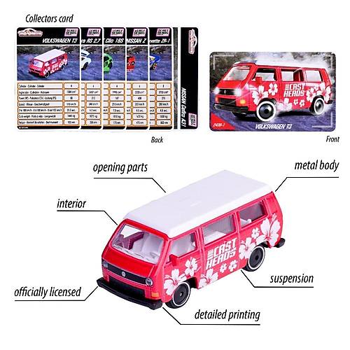 Majorette Castheads Series 221K-3 Renault Clio 16S