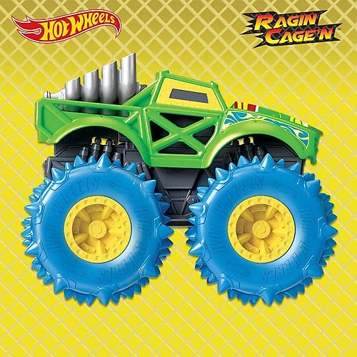 Hot Wheels Monster Trucks 1:43 ek Brak Arabalar Ragin Cage'n