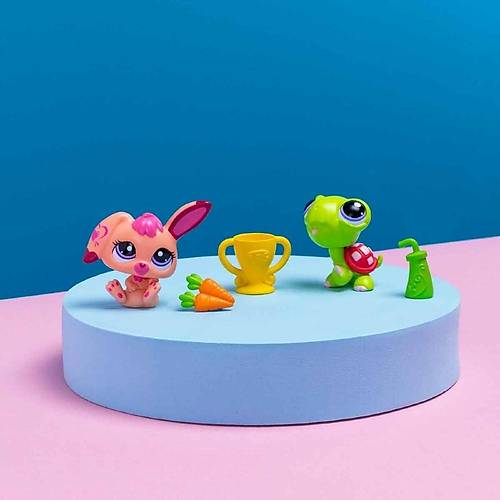 Littlest Pet Shop Miniler 2?li Figr Seti 94&95 Kaplumbaa ve Tavan