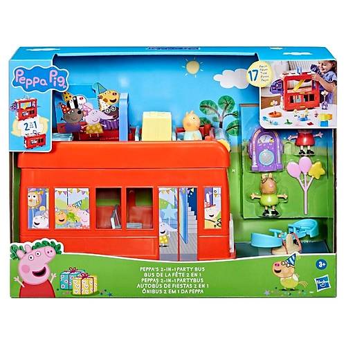 Peppa Pig 2'si 1 Arada Parti Otobs