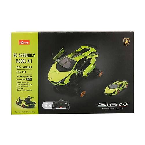 Rastar 1:18 Uzaktan Kumandal Araba Lamborghini Sian Building Kit 2.4 Ghz