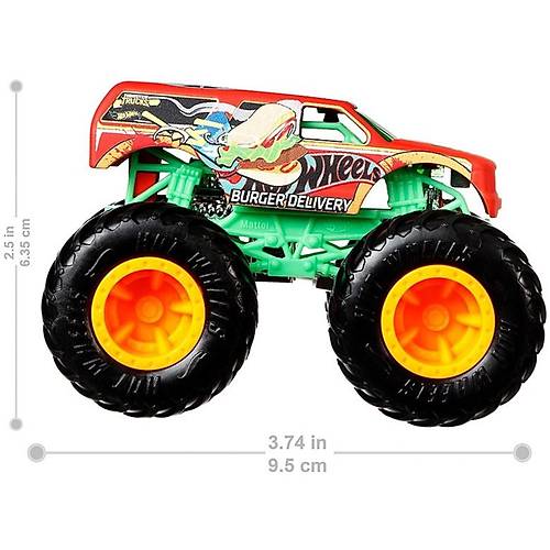 Hot Wheels Monster Trucks Arabalar 1:64 Burger Delivery