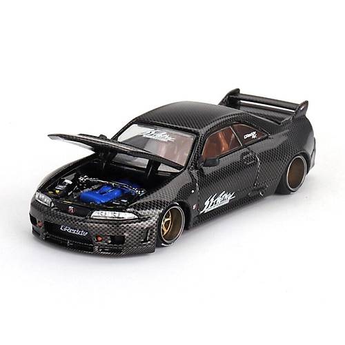 Mini GT 1:64 Nissan Skyline GT-R (R33) Active Carbon R V1