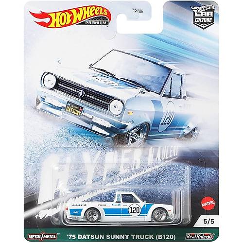 Hot Wheels Premium Car Culture Hyper Haulers '75 Datsun Sunny Truck (B120)
