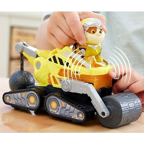 Paw Patrol The Mighty Movie Figr ve Aralar Rubble