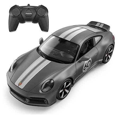 Rastar 1:16 Porsche 911 Sport Classic Uzaktan Kumandal Araba  Gri, 2.4 GHz, 26 cm, Lisansl Klasik Spor Model