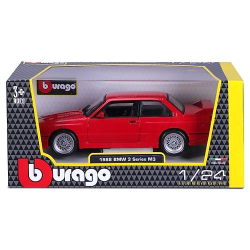 Bburago 1:24 Bmw M3 E30 (1988) Krmz
