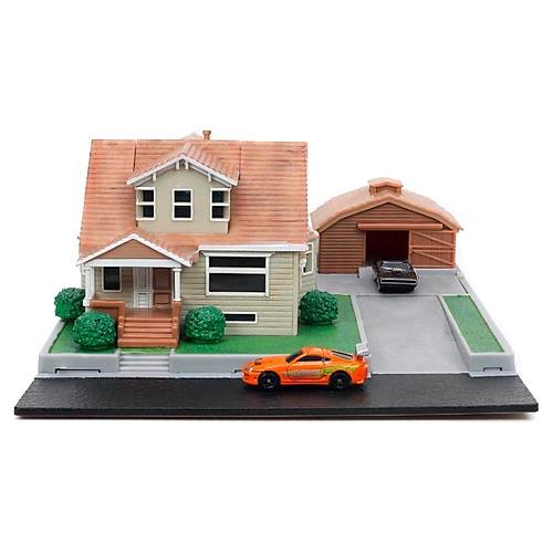 Jada 253203081 Fast & Furious Nano Dom'un Evi Diorama Modellemesi