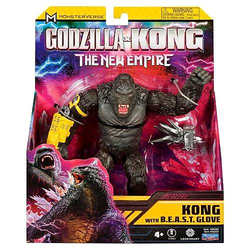 Godzilla x Kong Aksiyon Figr 15 Cm Kong Wiht B.E.A.S.T. Glove
