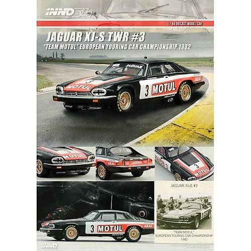 Inno 1:64 Jaguar XJ-S #3 ''TEAM TWR  MOTUL'' European Touring Car Championship 1982 T. Walkinshaw /