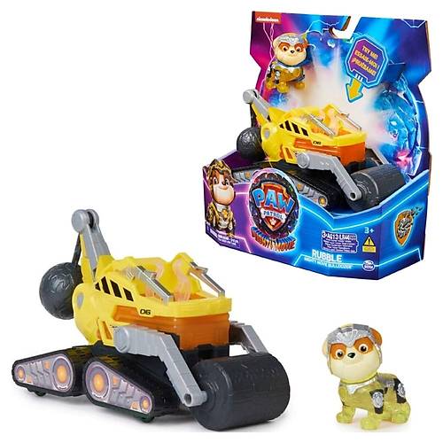 Paw Patrol The Mighty Movie Figr ve Aralar Rubble