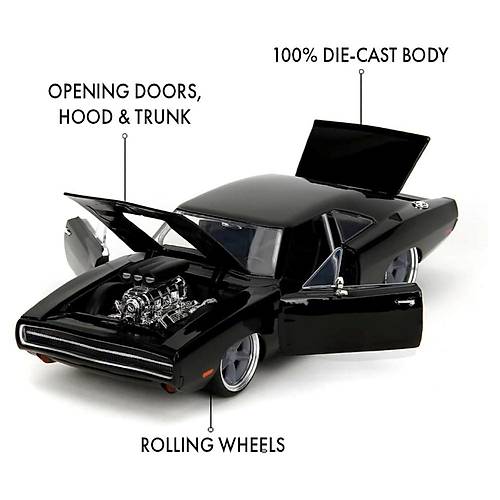 Jada 1:24 Fast & Furious Dom's 1970 Dodge Charger F10