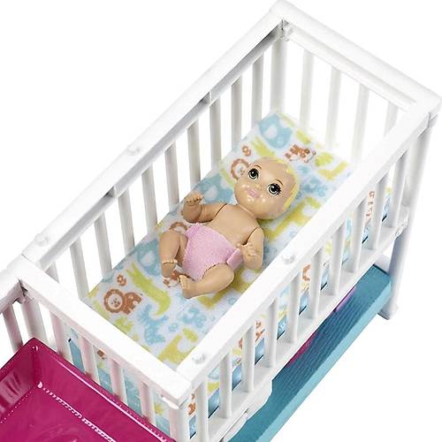 Barbie Bebek Bakcs Skipper Uyku Eitiminde Oyun Seti