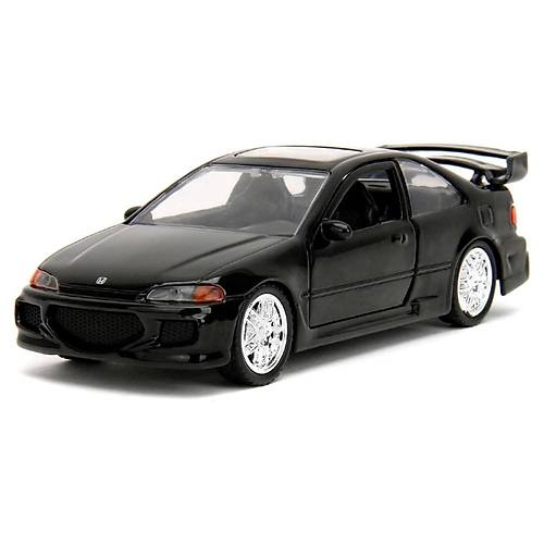 Jada 253202011 Fast & Furious 2'li Paket | 1993 Honda Civic Coupe (F1) & Han's Mazda RX-7 Model Arabalar | Diecast Koleksiyon Seti
