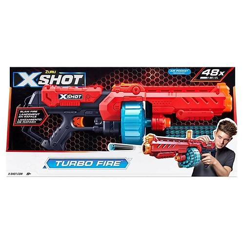 X-Shot Excel Turbo Fire 48 Mermili Snger Dart Atan Silah 56 Cm