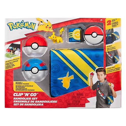 Pokemon Clip 'N' Go Bandolier Byk Set Pikachu