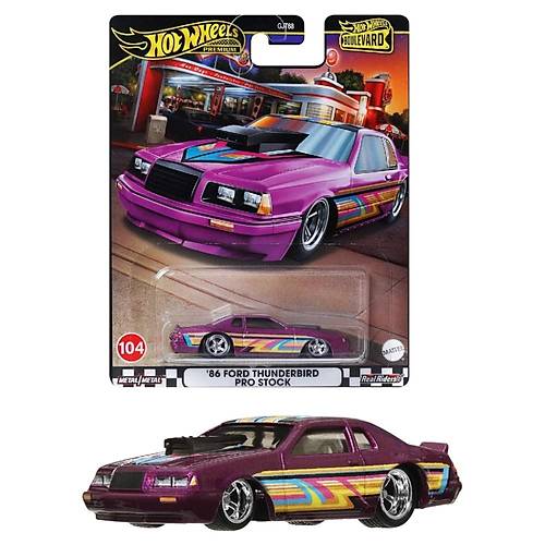 Hot Wheels Premium Arabalar Boulevard HRT72 '86 Ford Thunderbird Pro Stock