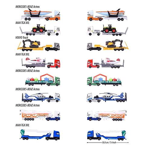 Majorette Transporter Man Tgx Xxl & Aero Ace