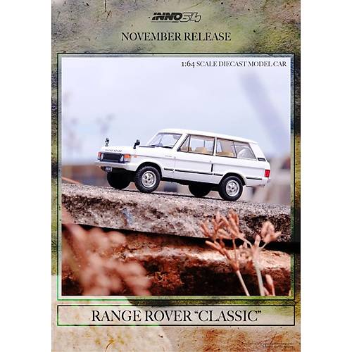 Inno 1:64 Range Rover ''CLASSIC'' White IN64-RRC-WHI