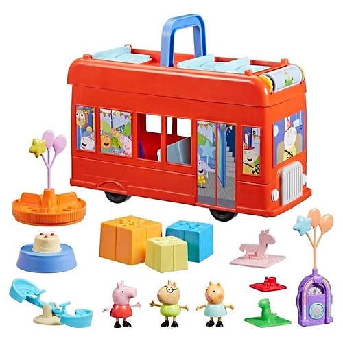 Peppa Pig 2'si 1 Arada Parti Otobs