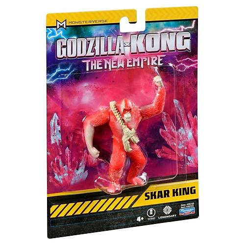 Godzilla X Kong Mini Figr 8 Cm Skar King konik Koleksiyonluk Film Karakteri 4+ Ya ve zeri
