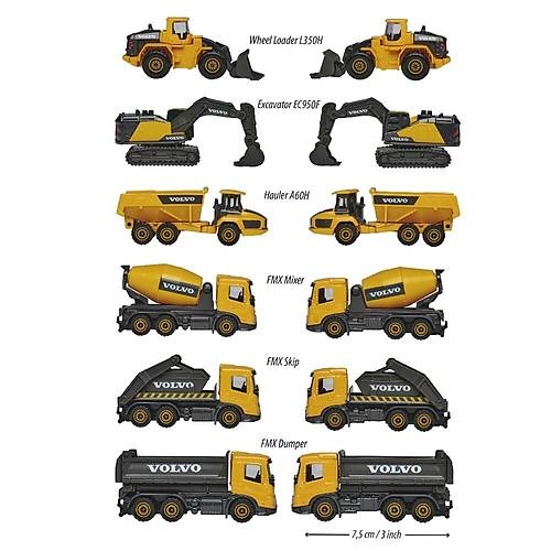 Majorette Volvo Construction Series Hauler A60H
