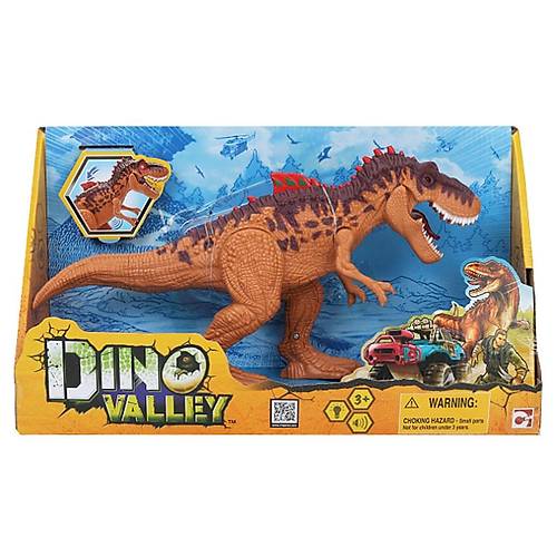 Dino Valley Sesli ve Ikl Dinozor 32 Cm Kahverengi