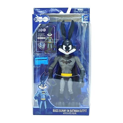 Warner Bros 100. Yl Koleksiyon Figr 18 cm Bugs Bunny In Batman Outfit | 5 Ya ve zeri ocuklar in DC Temal Koleksiyon Oyunca