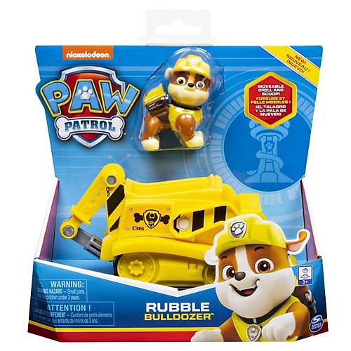 Paw Patrol Kurtarma Aralar ve Kahramanlar Rubble Bulldozer