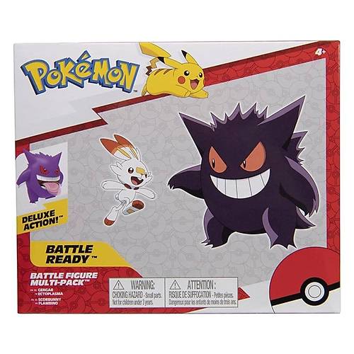 Pokemon Battle 2'li Figr Gengar & Scorbunny PKW2548