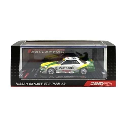 Inno64 1:64 Nissan Skyline GT-R #2 Watson's Macau Guia Race 1991 Mark Skaife