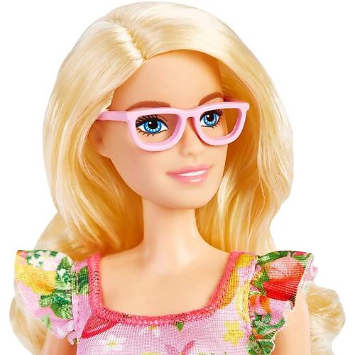 Barbie Byleyici Parti Bebekleri Meyve Desenli Elbise