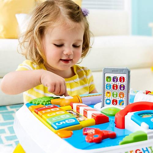 Fisher Price Elen ve ren Eitici Kpein Aktivite Masas Trke