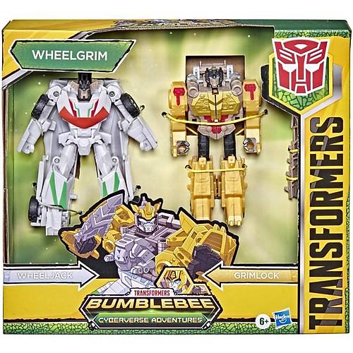 Transformers Bumblebee Cyberverse Maceralar Dino Combiners Wheelgrim